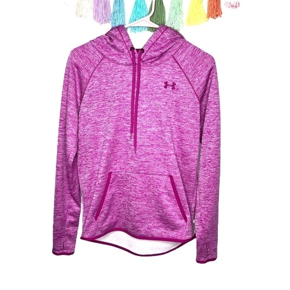 Under Armour Hooded Sweatshirt Storm AF Icon Hoodie Twist Size Extra Small - Picture 5 of 16